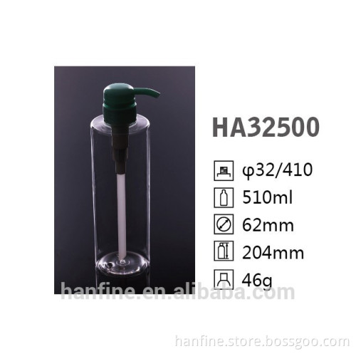 Plastic bottle for shampoo 500ml/PET design
